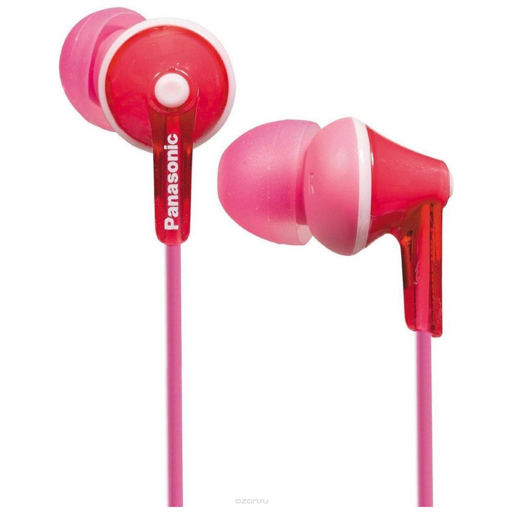 Наушники проводные Panasonic RP-HJE118GUP / 3.5mm / Pink / 1.1m Наушники проводные Panasonic RP-HJE118GUP / 3.5mm / Pink / 1.1m