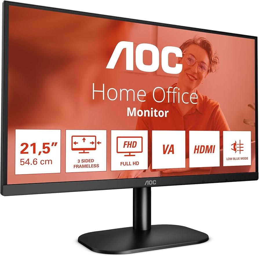 Монитор 21.5" AOC 22B2HM/89 FHD 1920x1080 75Hz VA LED Монитор 21.5" AOC 22B2HM/89 FHD 1920x1080 75Hz VA LED