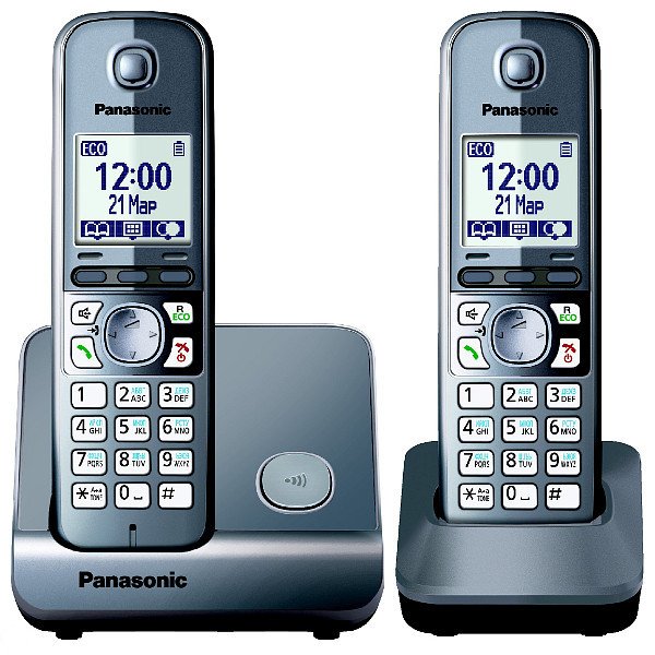 Телефон беспроводной DECT Panasonic KX-TG6712 (трубка с цв.ЖК диспл., DECT) Телефон беспроводной DECT Panasonic KX-TG6712 (трубка с цв.ЖК диспл., DECT)