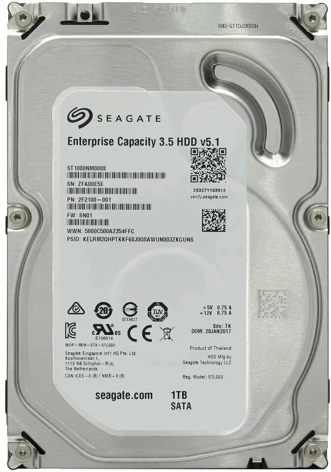 Жесткий диск для сервера 2.5" Seagate HDD 1TB Seagate Cheetah ST1000LM035 1000rpm 8Мб 320Мб/сек Жесткий диск для сервера 2.5" Seagate HDD 1TB Seagate Cheetah ST1000LM035 1000rpm 8Мб 320Мб/сек