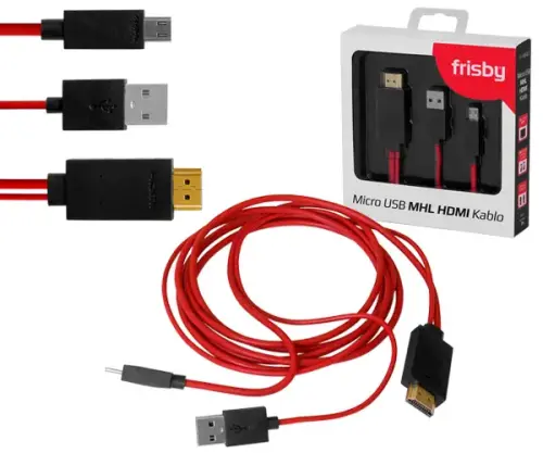 Переходник Frisby FA-HD47 / Micro USB (MHL) - HDMI / кабель-адаптер Переходник Frisby FA-HD47 / Micro USB (MHL) - HDMI / кабель-адаптер