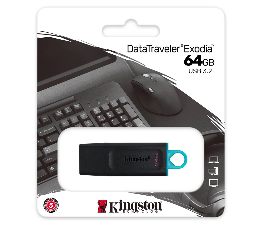 Флеш карта 64Gb USB 3.2 Kingston Data Traveler EXODIA/64GB Флеш карта 64Gb USB 3.2 Kingston Data Traveler EXODIA/64GB