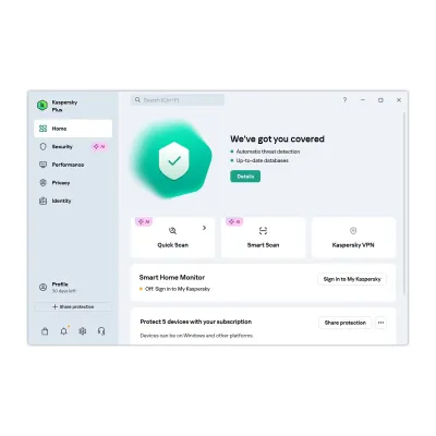 Антивирус Kaspersky Plus 3 устройства/1 год
