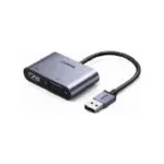 Переходник USB - HDMI + VGA / видеоадаптер
