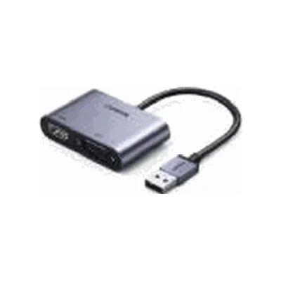 Переходник USB - HDMI + VGA / видеоадаптер