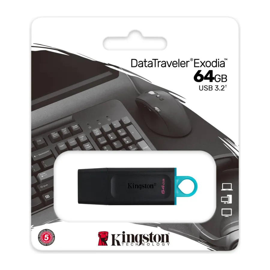 Флеш карта 64GB USB 3.0 Kingston DTX/64GB — фото 4