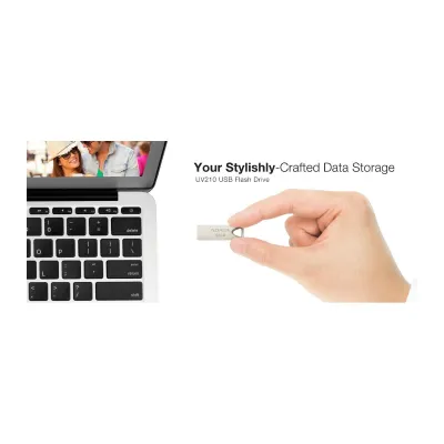 Флеш карта 64GB USB 2.0 ADATA UV210 Metal Silver