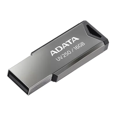 Флеш карта 64GB USB 2.0 ADATA UV250 Metal Silver Classic