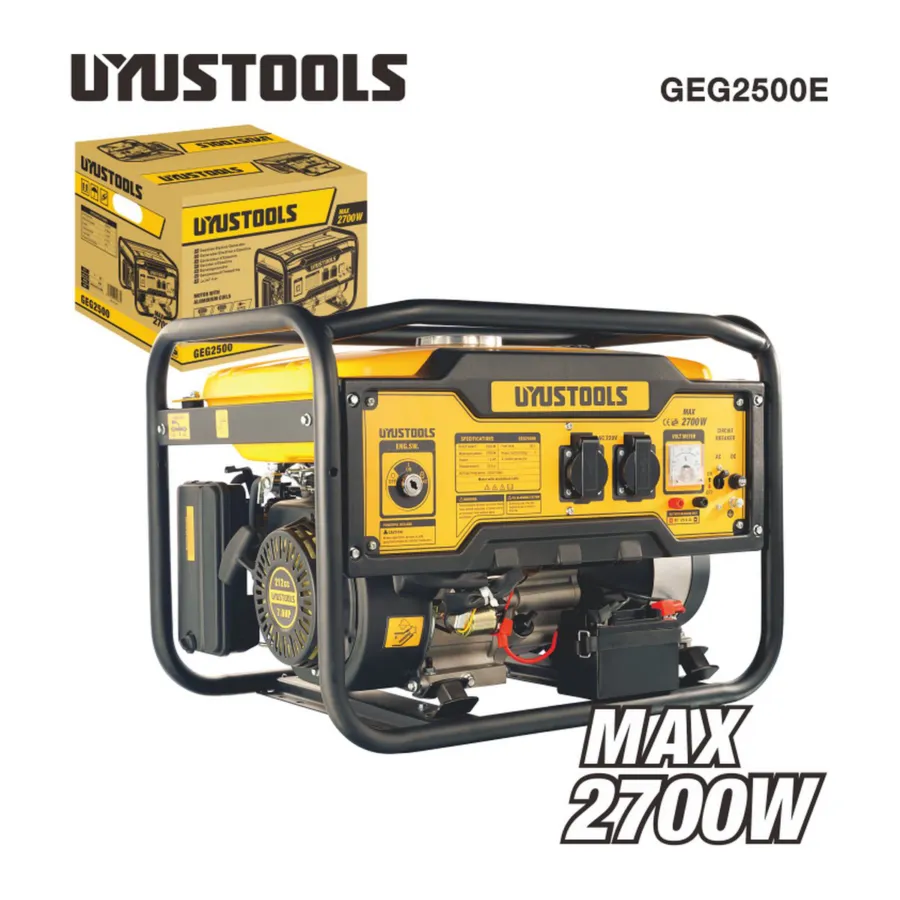 Генератор бензиновый с электростартером UYUSTOOLS GEG2500E — фото 3