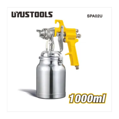 Краскопульт пневматический, бачок 1000 мл UYUSTOOLS SPA02U-M