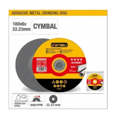 Диск шлифовальный по металлу 180 × 6 мм UYUSTOOLS DCM307