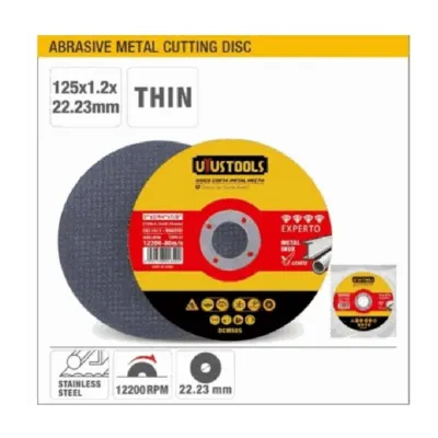 Диск отрезной по металлу 125 × 1,2 мм UYUSTOOLS DCM505