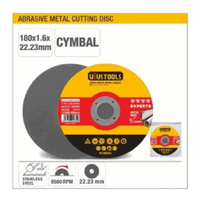Диск отрезной по металлу 180 × 1,6 мм UYUSTOOLS DCM607