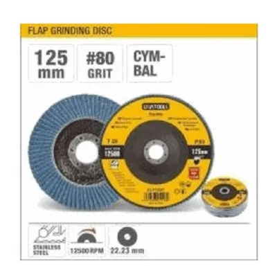 Круг лепестковый 125 мм, P80, цирконий UYUSTOOLS DLF580T