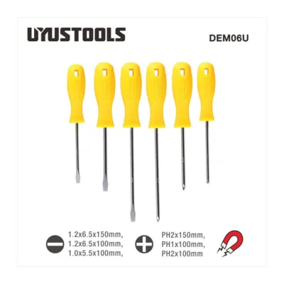 Набор отвёрток, 6 шт. UYUSTOOLS DEM06U