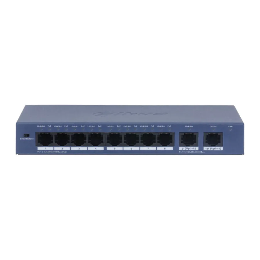 POE коммутатор Dahua DH-S3010-8GT-90 — фото 4