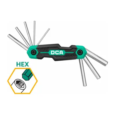 Набор шестигранных ключей складной 8 шт DCA A09C0201