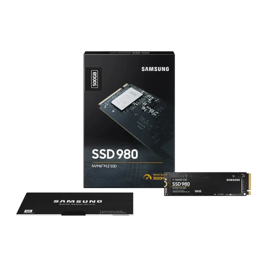 Жесткий диск для ноутбука и ПК 2.5" SSD 500GB Samsung 980 NVMe PCle чтения 3500Мб — фото 4