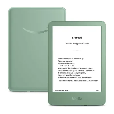 Электронная книга 6” Kindle Gen 11 (16GB) / 300 ppi / E-Ink / подсветка / Wi-Fi / Matcha Green