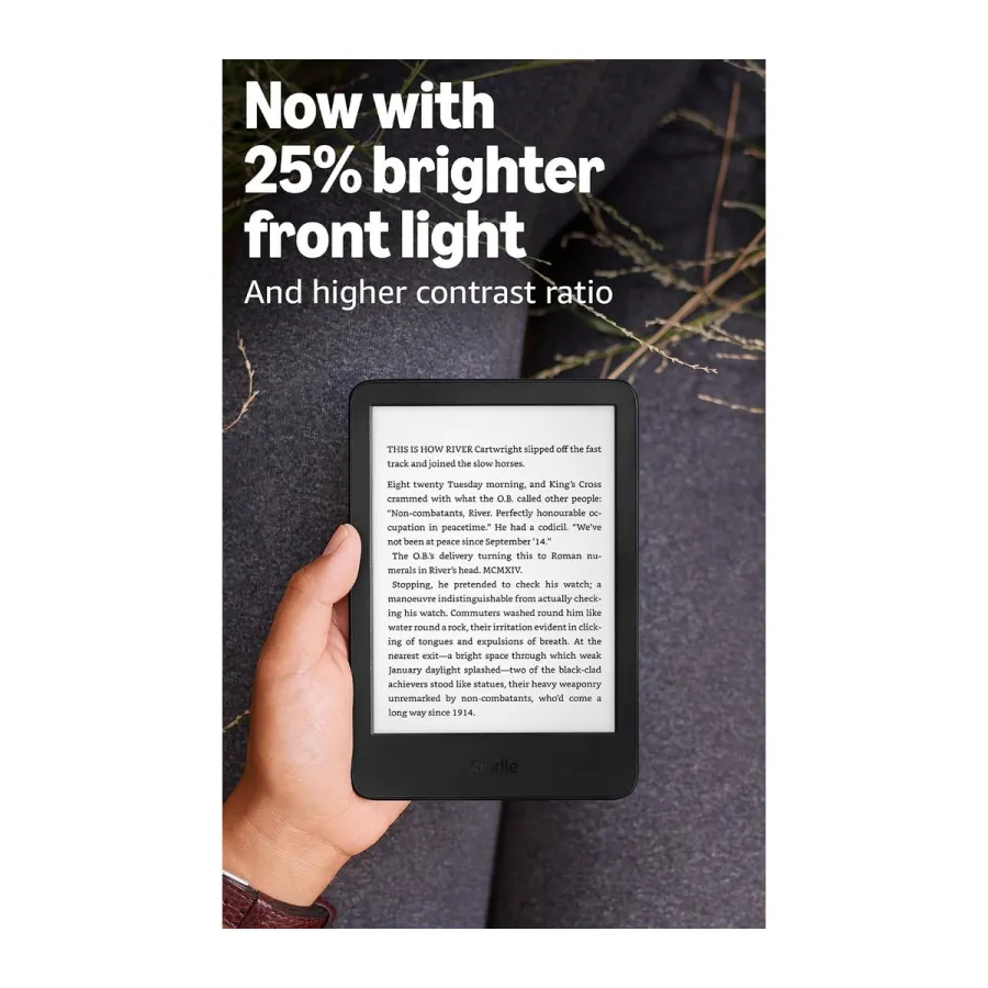 Электронная книга 6” Kindle Gen 11 (16GB) / 300 ppi / E-Ink / подсветка / Wi-Fi / Matcha Green — фото 3