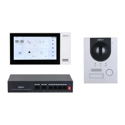 IP Видеодомофон Dahua DHI-KTP01L(F)/DHI-VTO2201F-P-S2/DHI-VTH2421FW-P