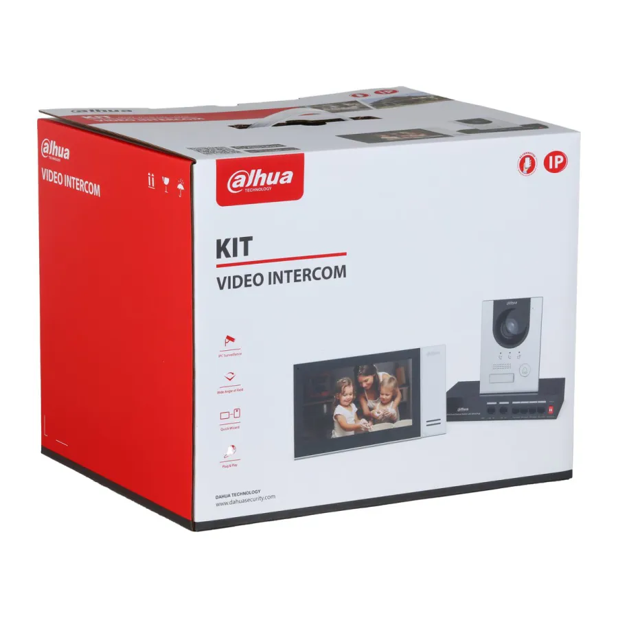IP Видеодомофон Dahua DHI-KTP01L(F)/DHI-VTO2201F-P-S2/DHI-VTH2421FW-P — фото 5