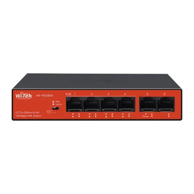 Коммутатор PoE Wi-Tek WI-PS205H V3 4FE+2FE