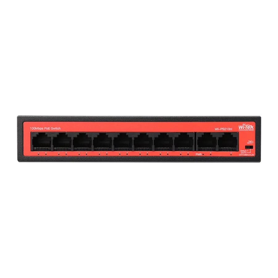 Коммутатор PoE Wi-Tek WI-PS210H V3 8FE+2FE — фото 2