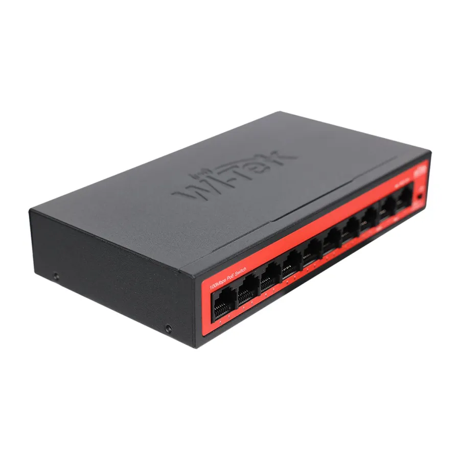 Коммутатор PoE Wi-Tek WI-PS210H V3 8FE+2FE — фото 3