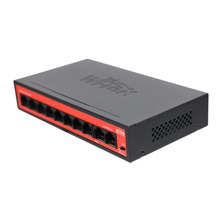Коммутатор PoE Wi-Tek WI-PS210H V3 8FE+2FE — фото 4