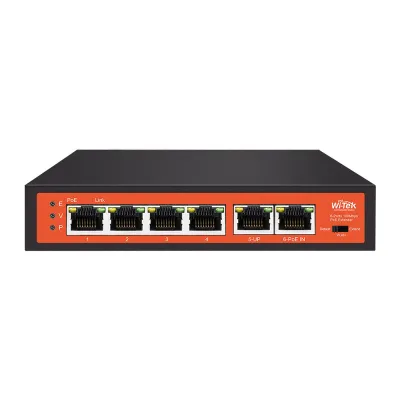 PoE-удлинитель Wi-Tek WI-PE51E 4FE+1Uplink
