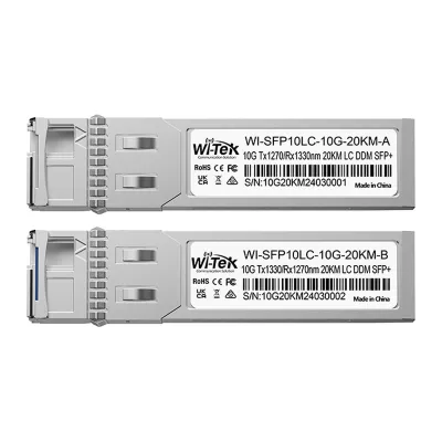SFP-модуль Wi-Tek WI-SFP10LC-10G-20KM (пара)