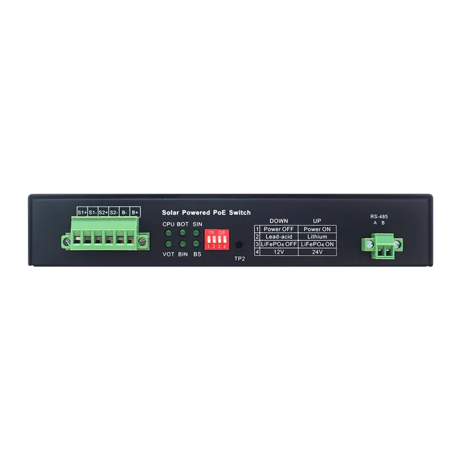 PoE-коммутатор солнечного питания Wi-Tek WI-PS306GF-UPS-15A V2 — фото 2