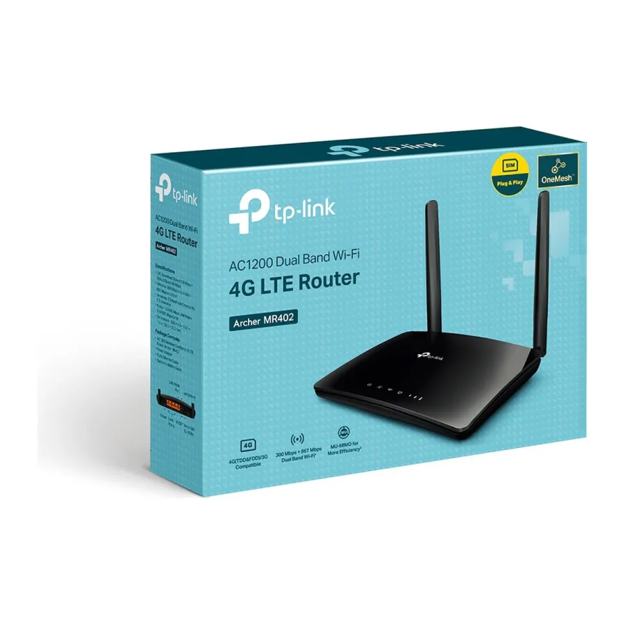 Роутер 4G LTE TP-Link Archer MR402 (300 Mbps) — фото 4