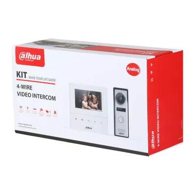 Аналоговый Видеодомофон Dahua DHI-KTA04 Kit комплект