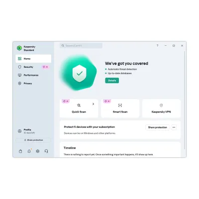 Антивирус Kaspersky Standard 1 устройство/1 год