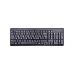 Клавиатура беспроводная Ritmix RKB-255W, черная, USB