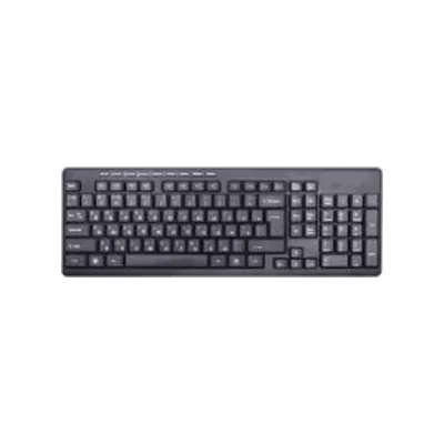 Клавиатура беспроводная Ritmix RKB-255W, черная, USB