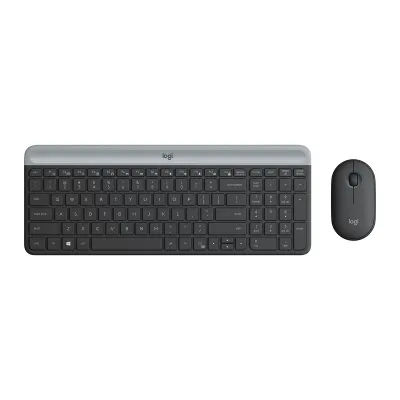 Клавиатура + мышь беспроводные Logitech Combo MK470 Black