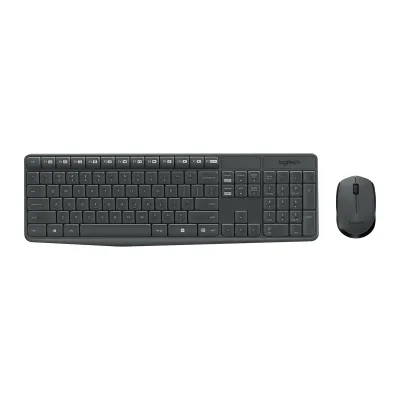 Клавиатура + мышь беспроводные Logitech MK235 Black