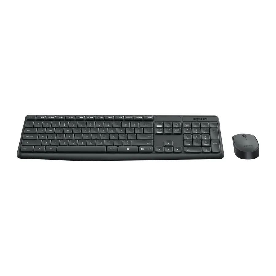 Клавиатура + мышь беспроводные Logitech MK235 Black — фото 2