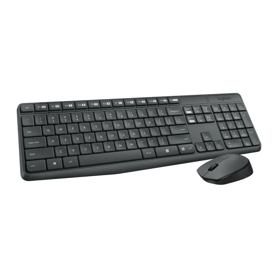 Клавиатура + мышь беспроводные Logitech MK235 Black — фото 3