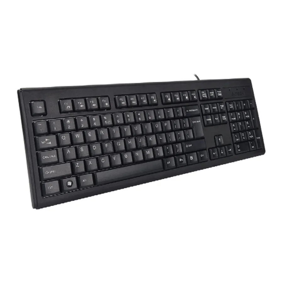 Клавиатура A4Tech KR-83 FN Multimedia Wired Keyboard USB Black US+RU Layout-Promotion price — фото 2