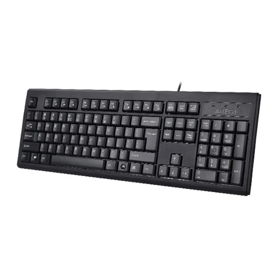 Клавиатура A4Tech KR-83 FN Multimedia Wired Keyboard USB Black US+RU Layout-Promotion price — фото 3