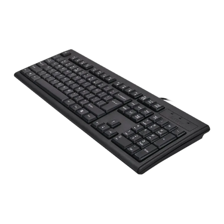 Клавиатура A4Tech KR-83 FN Multimedia Wired Keyboard USB Black US+RU Layout-Promotion price — фото 4