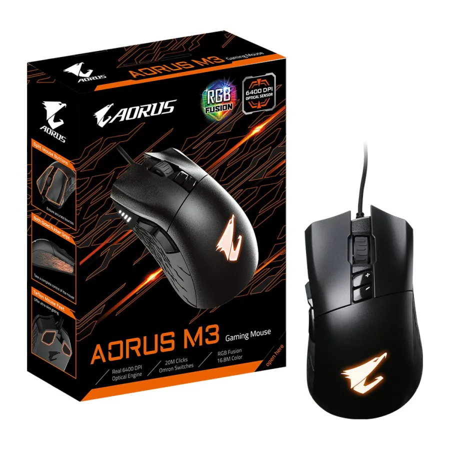 Мышь игровая проводная Gigabyte Aorus M3 — фото 2