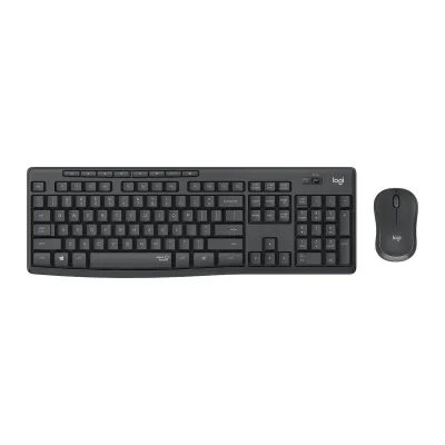 Комплект клавиатура+мышь Logitech MK295 Silent беспроводной Black