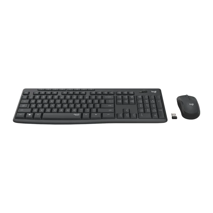 Комплект клавиатура+мышь Logitech MK295 Silent беспроводной Black — фото 2