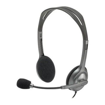 Наушники проводные Logitech H110 / 3.5mm / с микрофоном