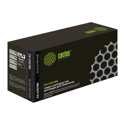 Картридж CACTUS CS-C057BK Cartridge 057 черный (10000стр.)